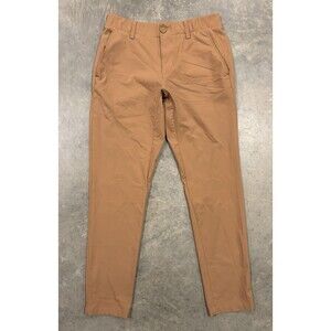 Under Armour Mens Size 32/34 Chino Golf Pants HeatGear Performance Stretch Tan